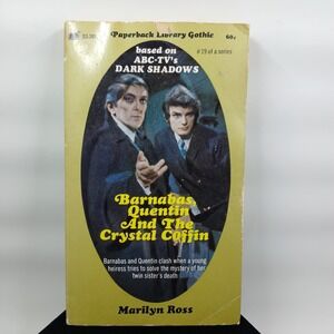 Vintage 1970 Dark Shadows Barnabas Quentin & the Crystal Coffin Ross Paperback